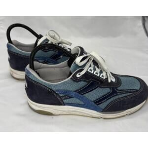 SAS Tour Mesh Lace Up Active Comfort Sneakers Mesh Blue Women's Size 8.5
